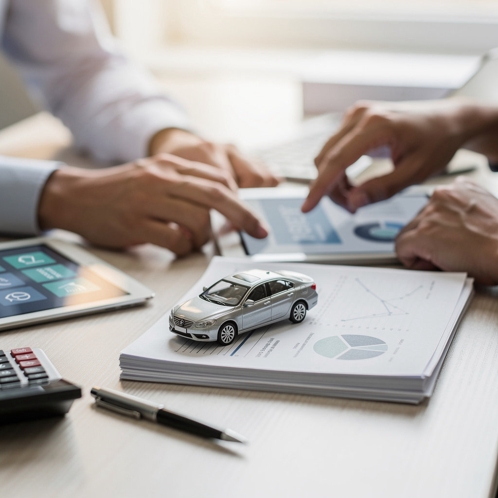 Reliant General Insurance Services agent explaining auto insurance coverage options to a customer in San Diego