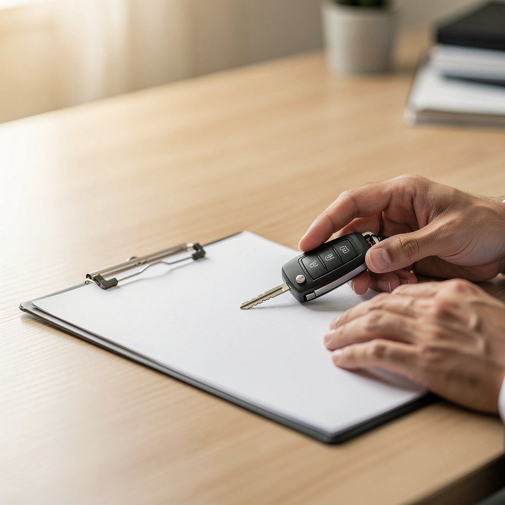 Reliant General Insurance Services team member discussing auto insurance coverage with a client in San Diego